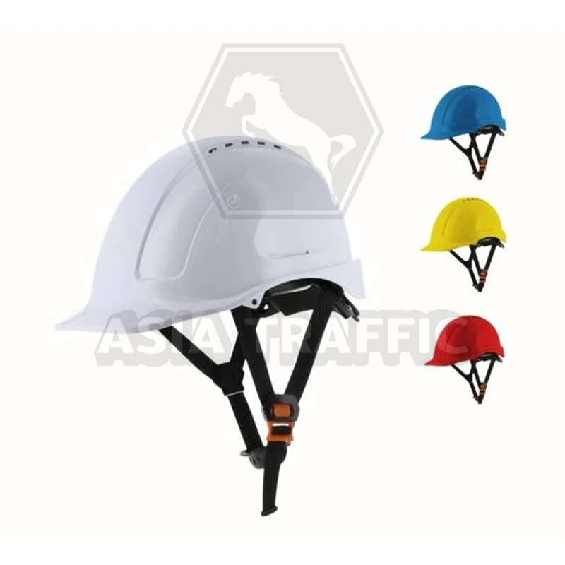 หมวกนิรภัย ปรับหมุน สายรัดคาง 4 จุด หมวกนิรภัย