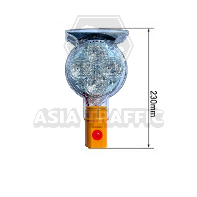 ไฟเตือนก่อสร้างพลังงานแสงอาทิตย์ ไฟกระพริบโซล่าเซลล์