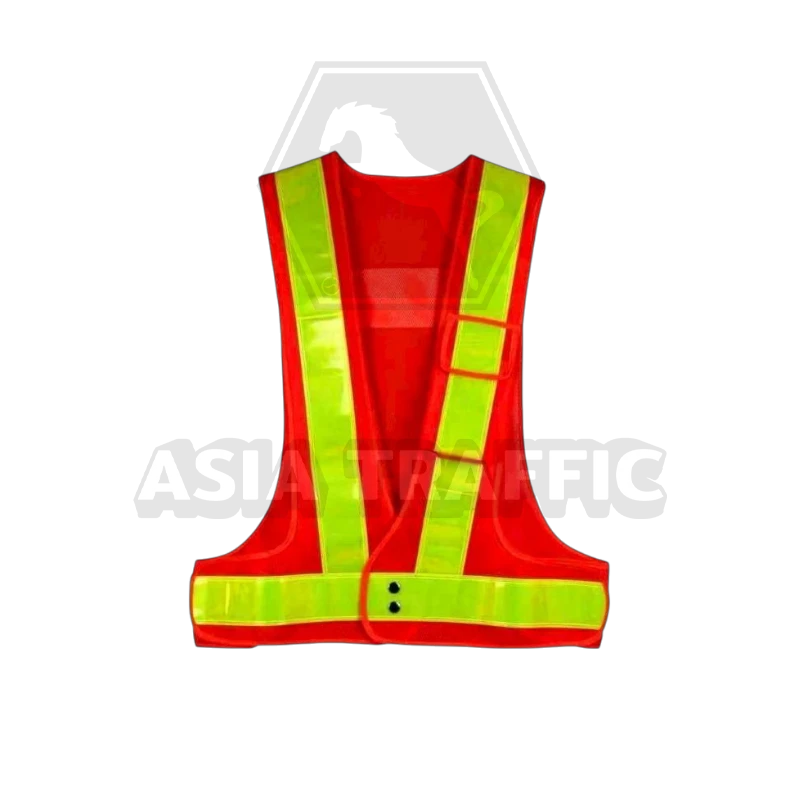 เสื้อสะท้อนแสง สีเขียว-ส้ม เสื้อสะท้อนแสง