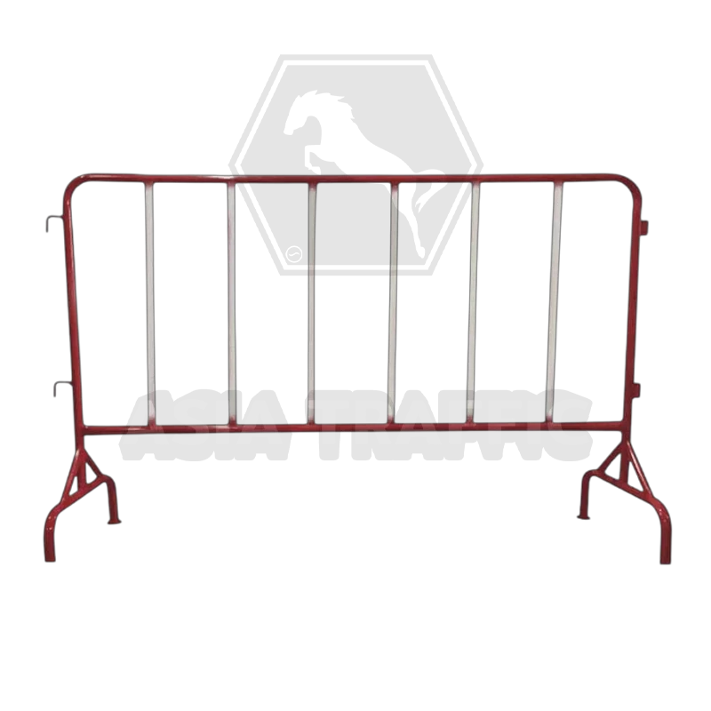 แผงกั้นจราจรแบบขาตั้ง ไม่มีล้อ 1.5 x 1 เมตร แผงกั้นจราจร เหล็กสแตนเลส