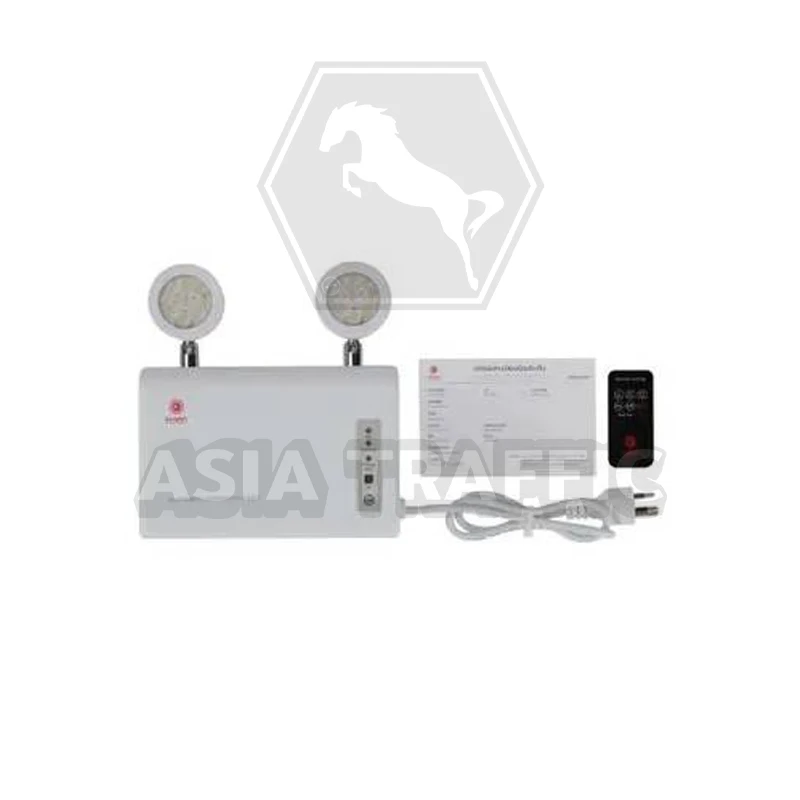 ไฟฉุกเฉิน พร้อมรีโมตคอนโทรล ระยะเวลาสำรองไฟ 3 ชั่วโมง ไฟไซเรน อุปกรณ์แจ้งเตือน