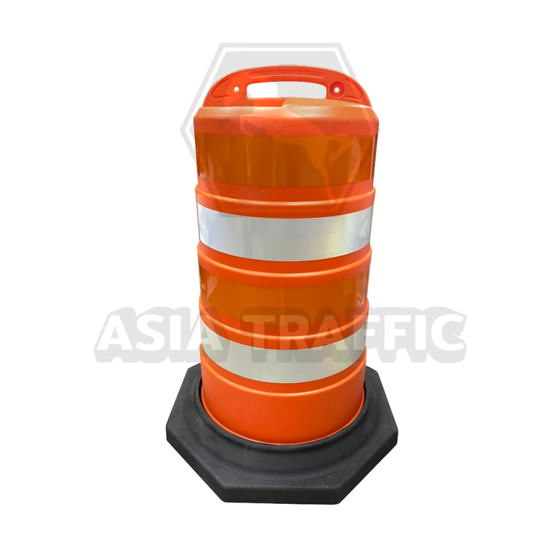 แบริเออร์ พลาสติก สีส้ม ทรงกลม แบริเออร์