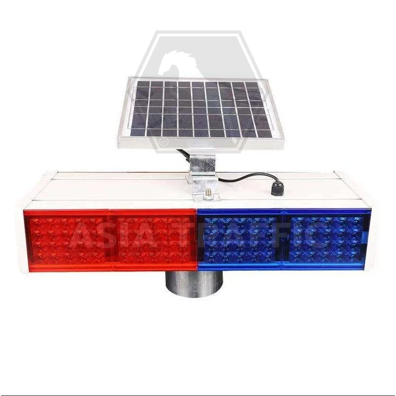 ไฟเตือนพลังงานแสงอาทิตย์ แดงน้ำเงิน รุ่นพลาสติก ไฟไซเรน อุปกรณ์แจ้งเตือน