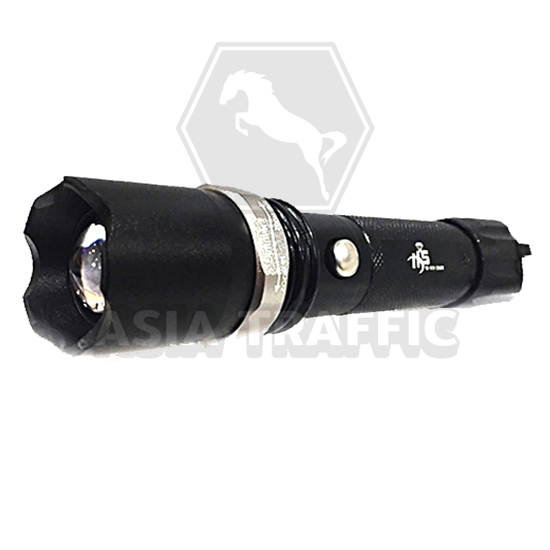 ไฟฉายซูม  Police ชาร์จไฟบ้าน ไฟรถ ไฟฉาย และไฟสปอร์ตไลท์