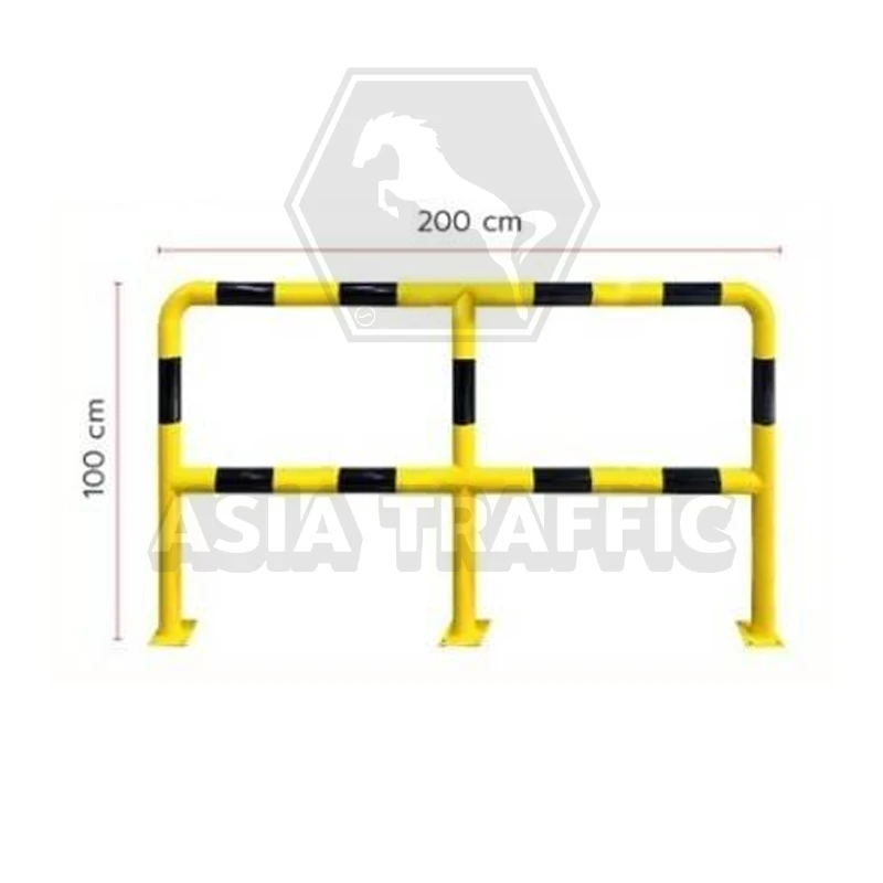 ราวกันชนเหล็ก 100 x 200 cm. ราวกันชนเหล็ก