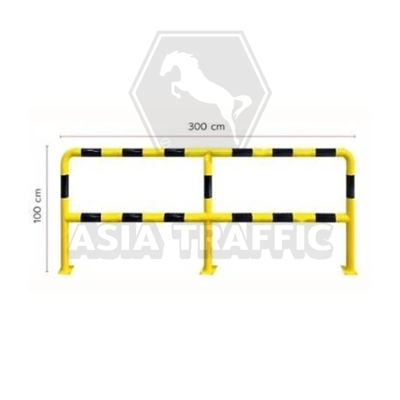 ราวกันชนเหล็ก 100x300 cm. ราวกันชนเหล็ก