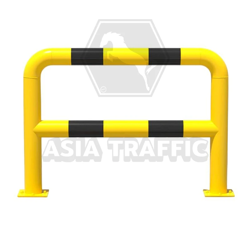 ราวกันชน 100 x 60 ซม. สีเหลืองดำ ราวกันชนเหล็ก