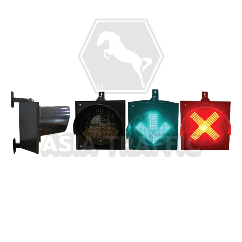 สัญญานไฟจราจร บอกช่องทางจราจร ป้ายบอกสัญญาณ