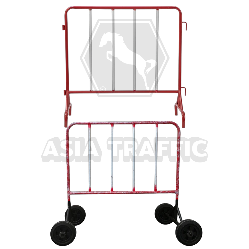 แผงกั้นจราจรแกนขาว แผงกั้นจราจร เหล็กสแตนเลส