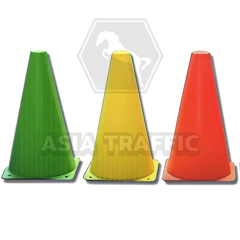กรวยจราจรเล็ก PE หลากสี กรวยจราจร