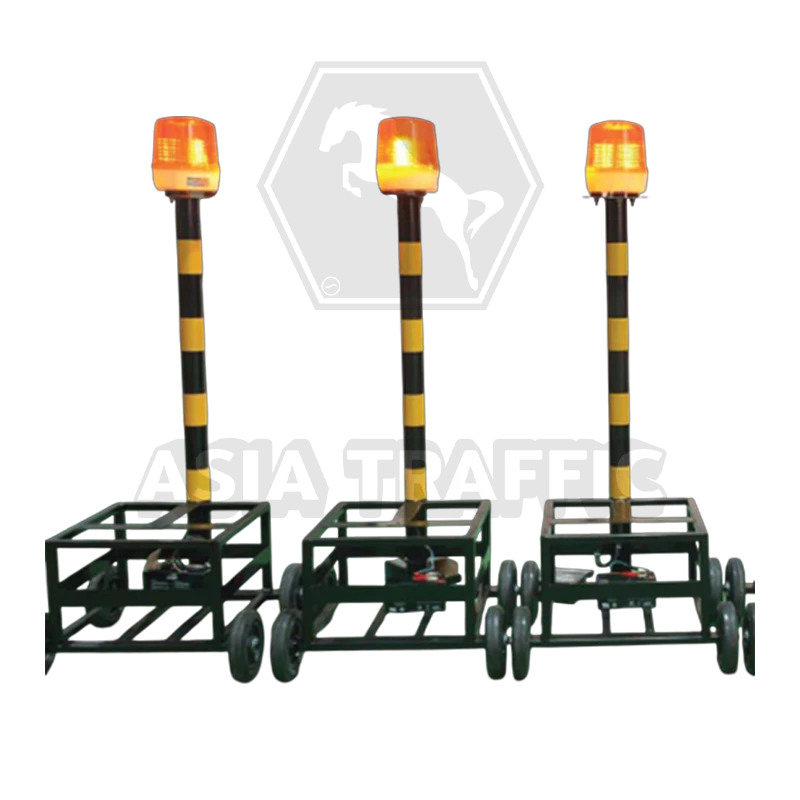 รถเข็นไฟไซเรน  ป้ายบอกสัญญาณ