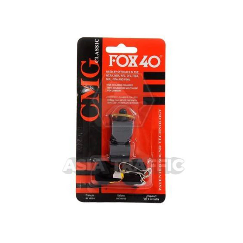  นกหวีด สีดำ อุปกรณ์เสริมความปลอดภัย