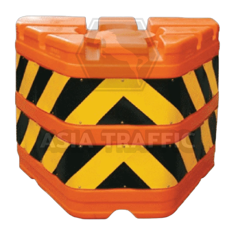 แบริเออร์ พลาสติก ใส่น้ำ แบบหัวเกาะ แบริเออร์