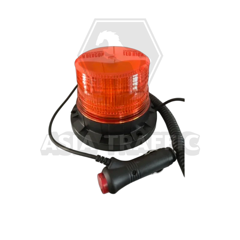 ไฟไซเรนติดหลังคา 013A ไฟฉุกเฉิน LED สีเหลืองล้วน          ฐานยึดแม่เหล็ก ไฟไซเรน อุปกรณ์แจ้งเตือน