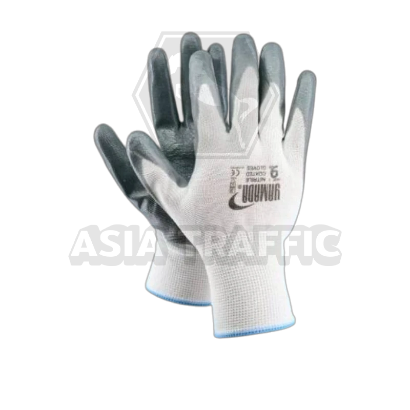 ถุงมือโพลีเอสเตอร์เคลือบไนไตร 9 นิ้ว 9053 YAMADA ถุงมือ