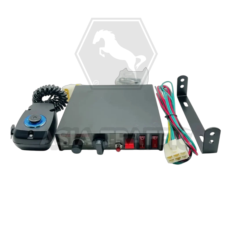 เฉพาะกล่องควบคุมเสียง CJB 200W ใช้ไฟ 12 โวลล์ ไซเรนกู้ภัย ไฟไซเรน อุปกรณ์แจ้งเตือน