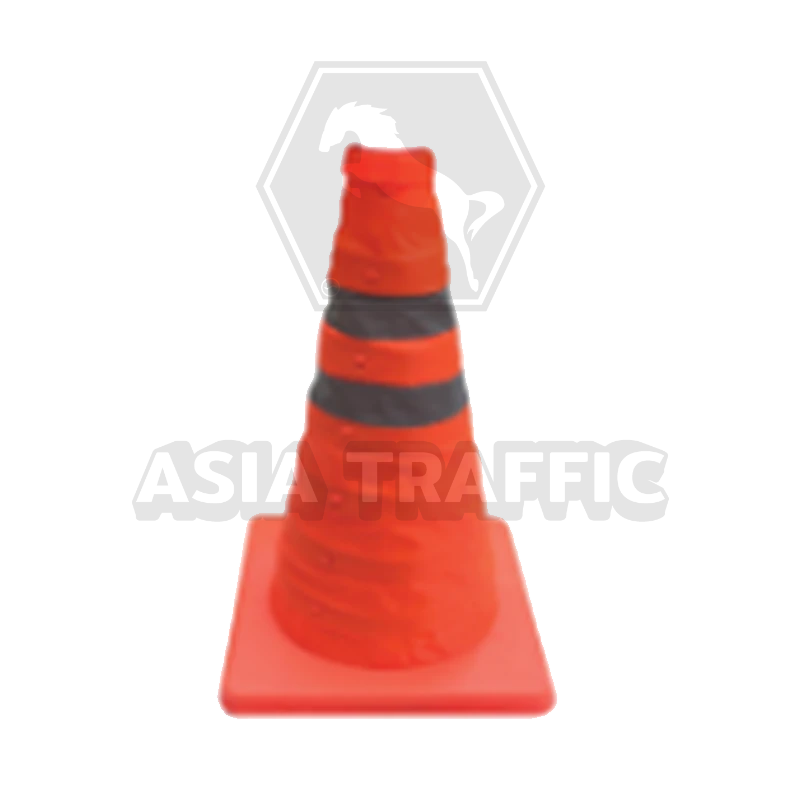กรวยจราจร พับได้ 70 ซม. กรวยจราจร
