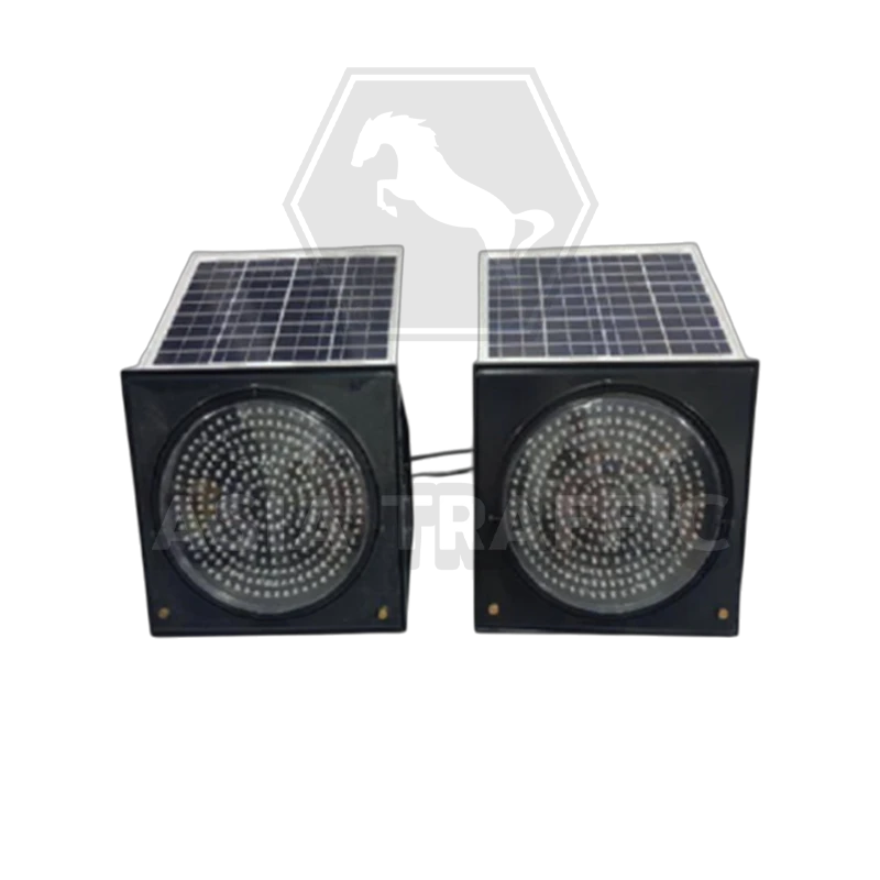  ป้ายเตือนและไฟกระพริบ(แบบคู่) ป้ายบอกสัญญาณ