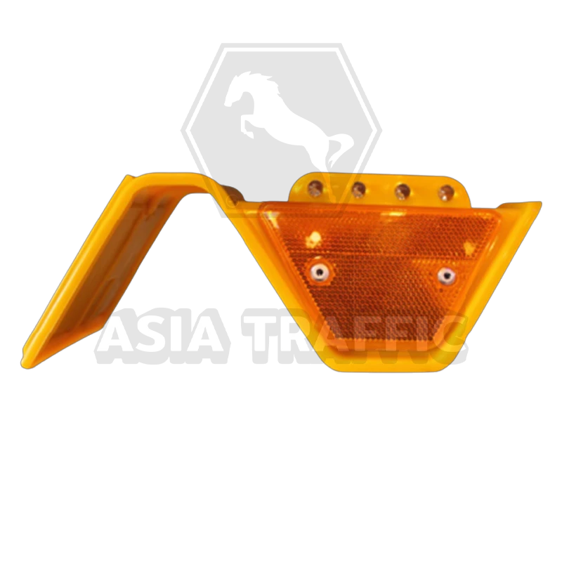  เป้าจราจรสะท้อนแสง LED ชนิดพลังงานแสงอาทิตย์ ขนาด 125 X 110 mm. เป้าสะท้อนแสง