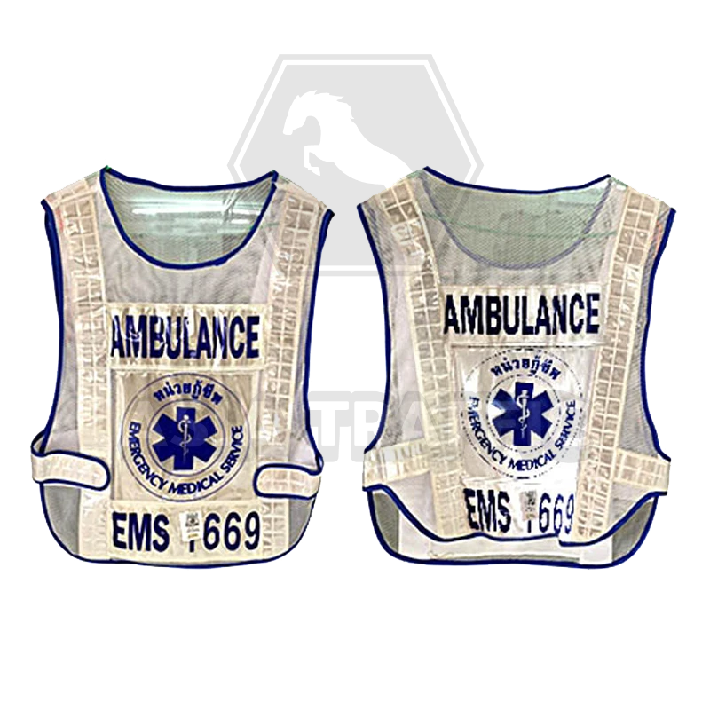 เสื้อสะท้อนแสง EMS เสื้อสะท้อนแสง