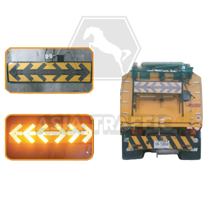 ป้ายบอกสัญญานไฟเตือนท้ายรถ ป้ายจราจรแจ้งเตือนพลังงานแสงอาทิตย์