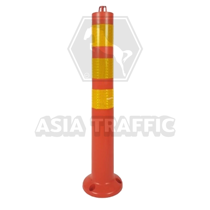 เสาล้มลุก EVA แบบมีจุก สีส้ม 75 ซม. เสาล้มลุก